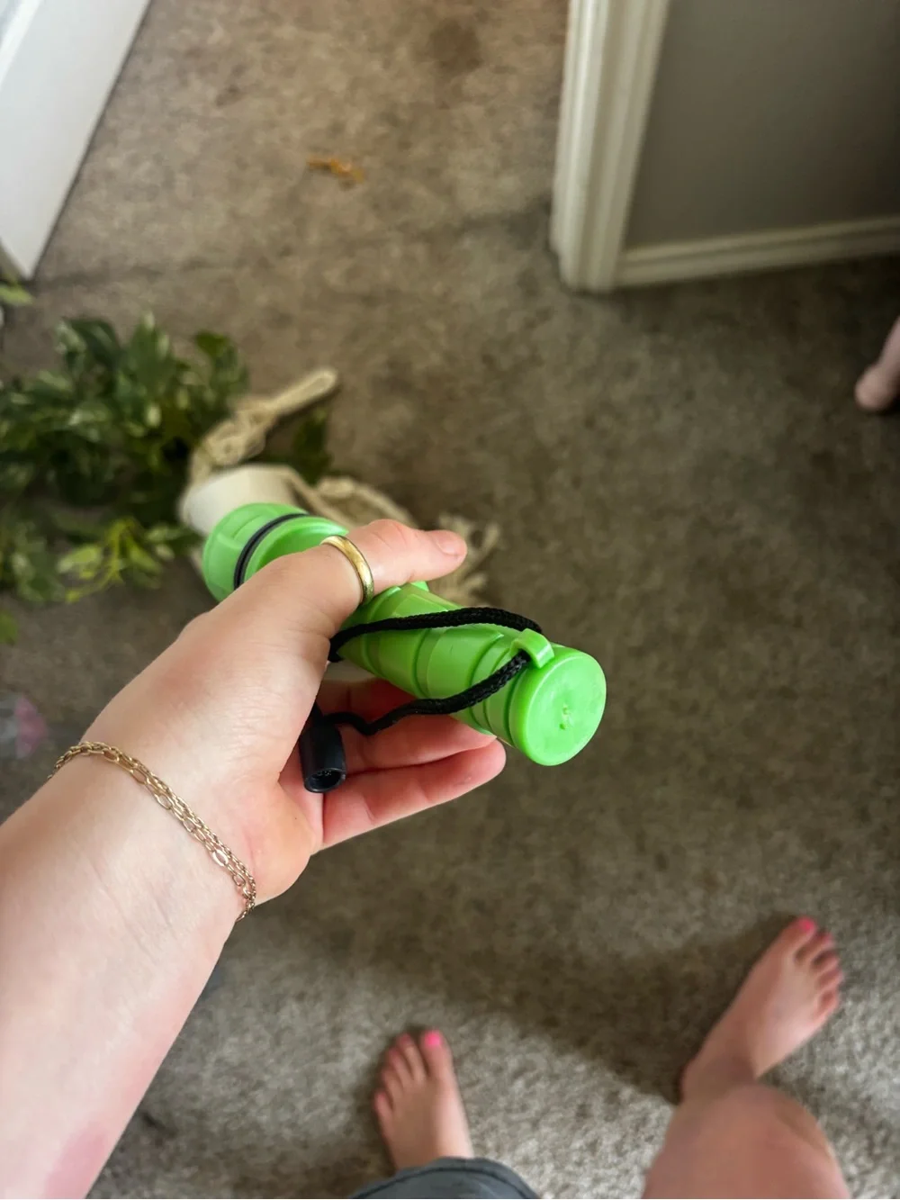 Bright Green flashlight Tool - Unbranded